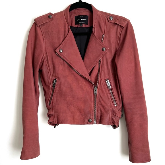 Lucky Brand Jackets & Blazers - 100% Lambs Leather Jacket Lucky Brand Size Small